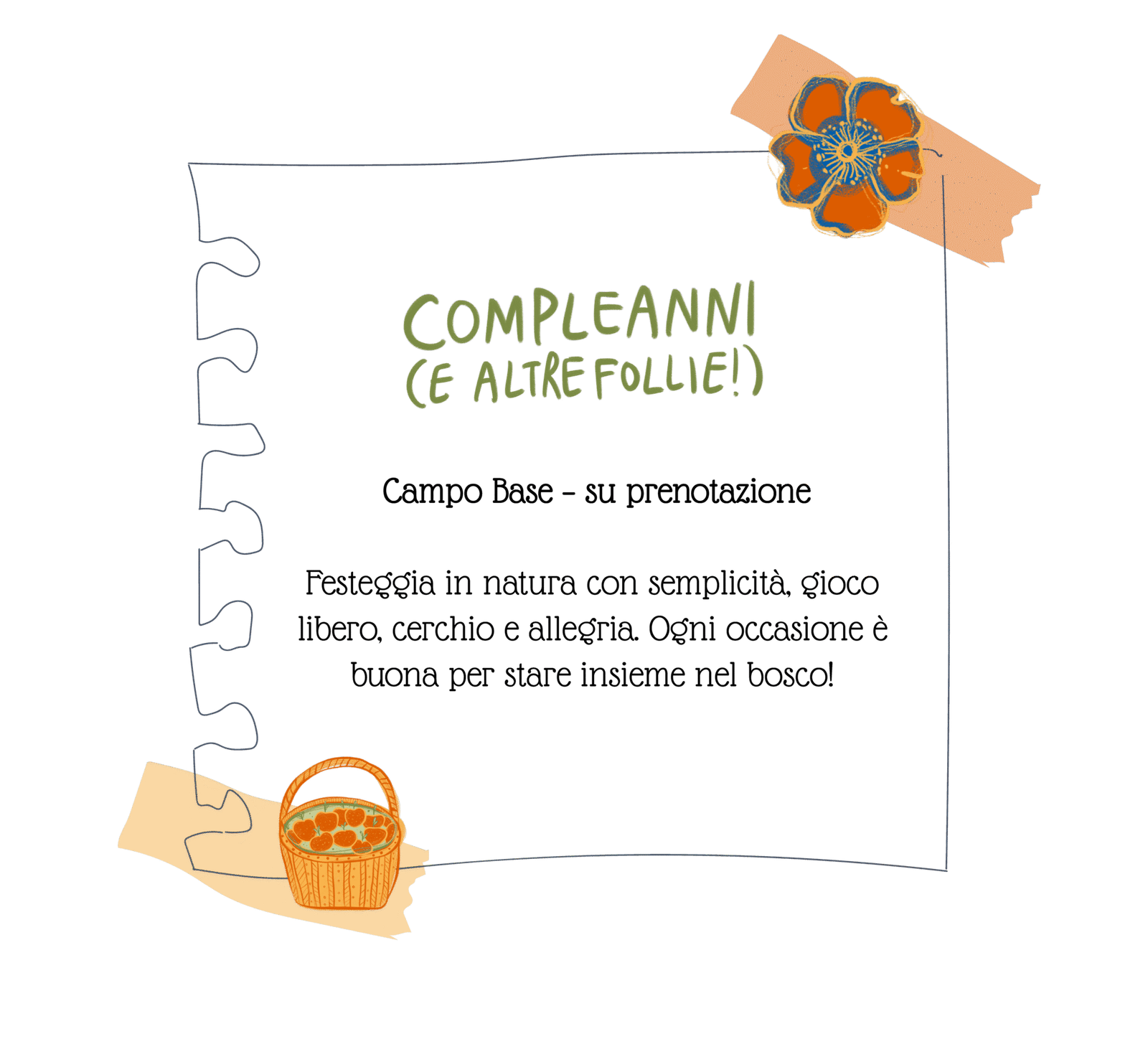 pacchetti ervizi offerti bosco peda campo base 08